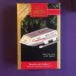 BUNDLE of 2 Hallmark Star Trek Ornaments